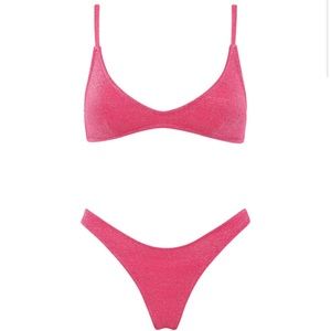 Triangl bathing suit, brand new still with tags. Top is S+ and M cheeky bottoms